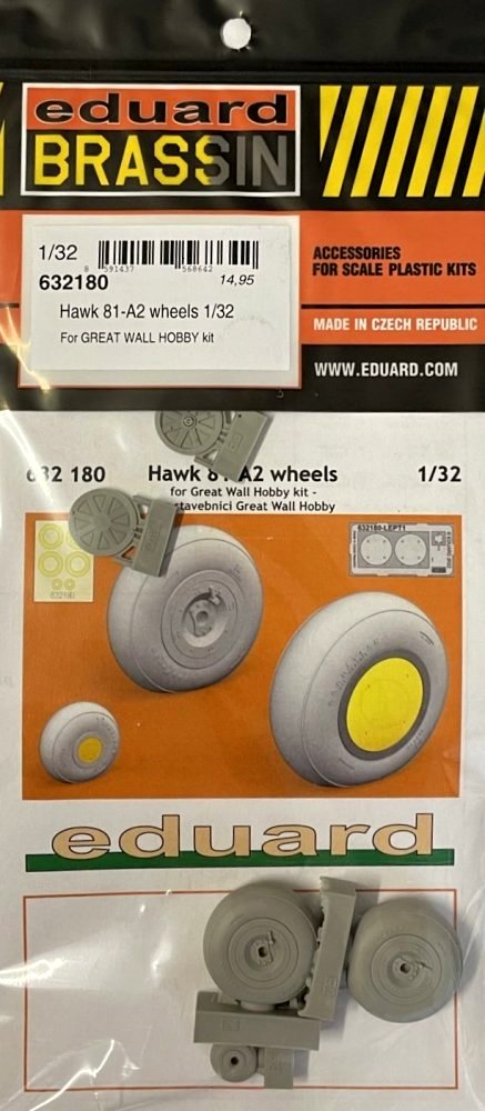 BRASSIN 1/32 Hawk 81-A2 wheels (G.W.H.)