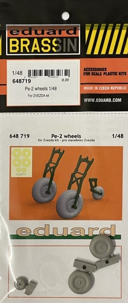 BRASSIN 1/48 Pe-2 wheels (ZVE)