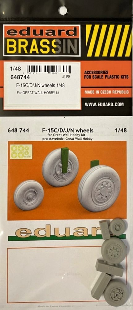 BRASSIN 1/48 F-15C/D/J/N wheels (G.W.H.)