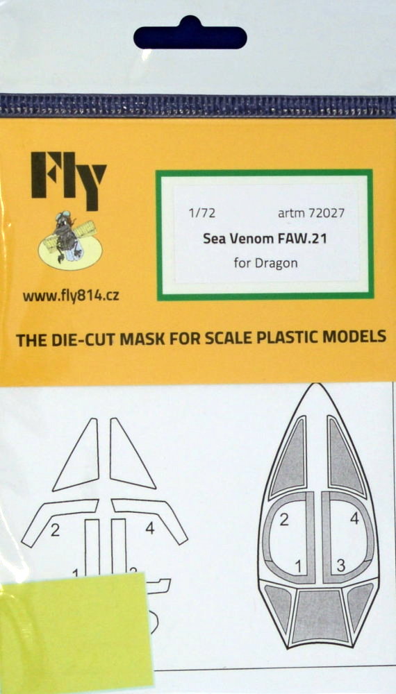 1/72 Masks for Sea Venom FAW.21 (DRAG)