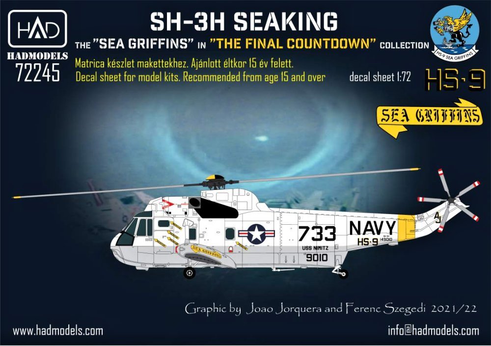 1/72 Decal SH-3H Seaking 