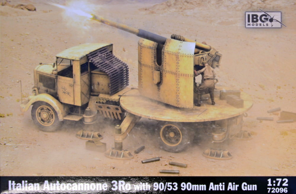 1/72 3Ro Italian Autocannone 90/53 w/ 90mm AA Gun