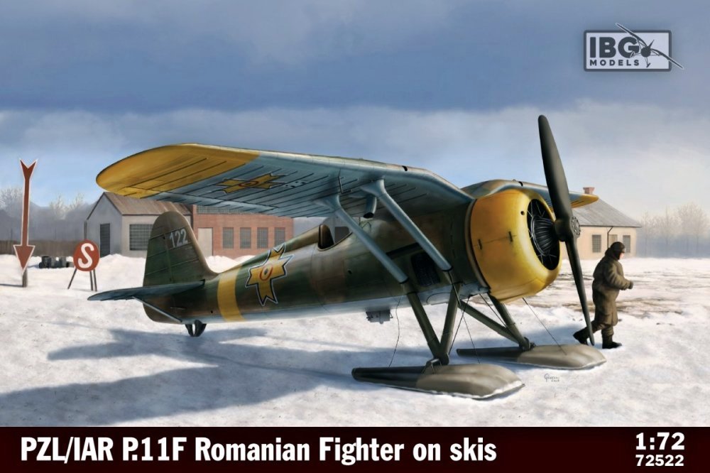 1/72 PZL/IAR P.11F Romanian Fighter on skis
