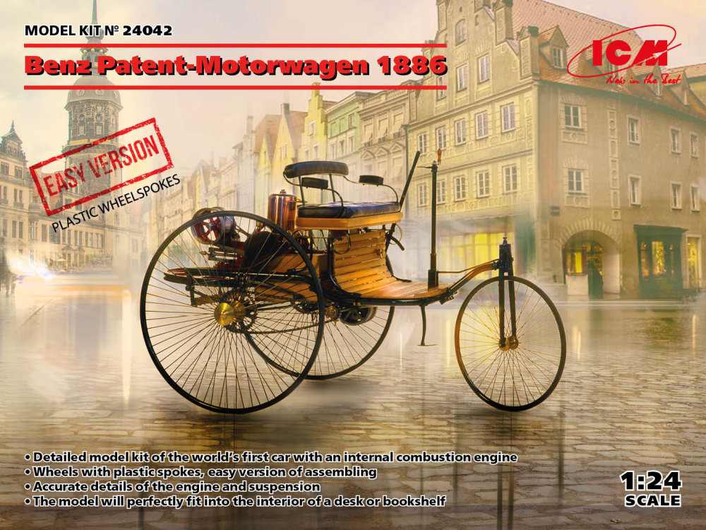 1/24 Benz Patent-Motorwagen 1886 (EASY version)