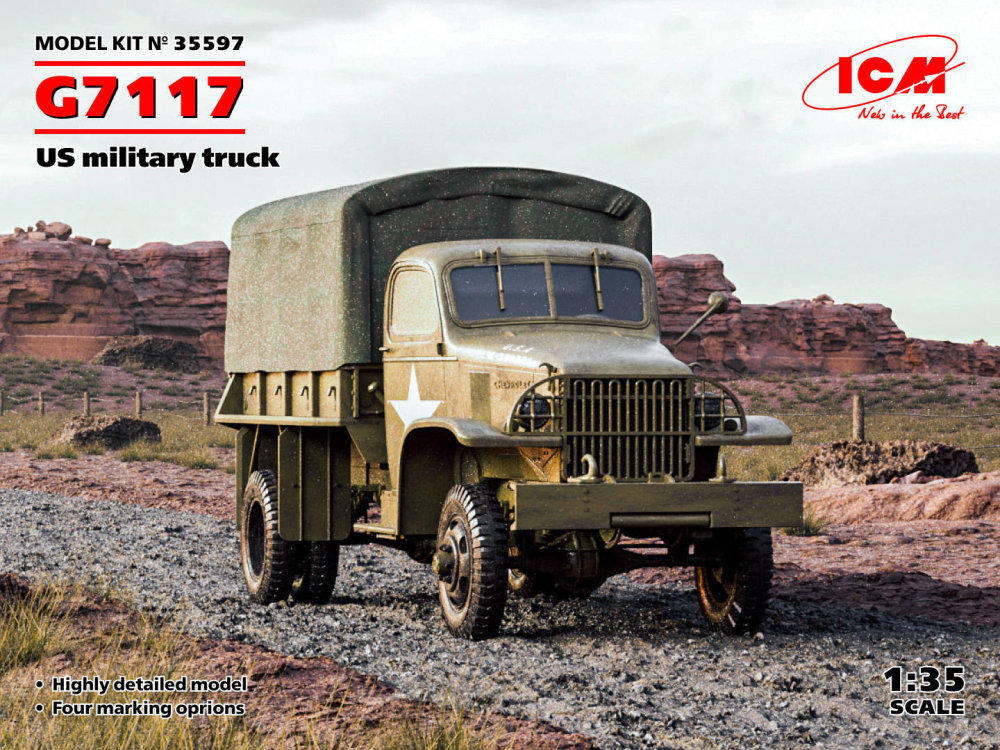 1/35 G7117, US Military Truck (4x camo)