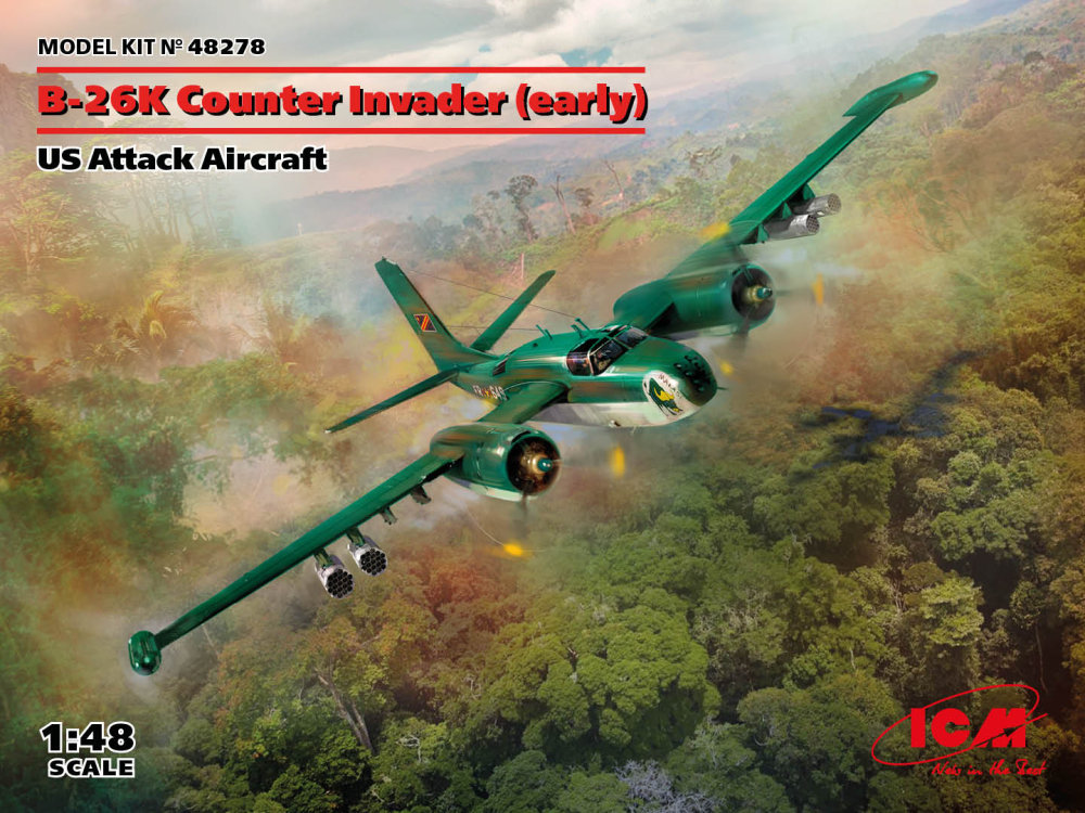 1/48 B-26K Counter Invader early US Attack Plane