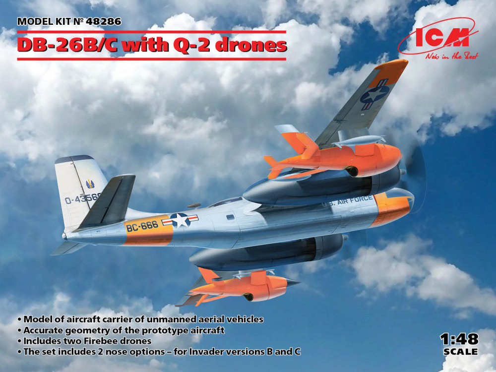1/48 DB-26B/C with Q-2 drones (2 pcs.)