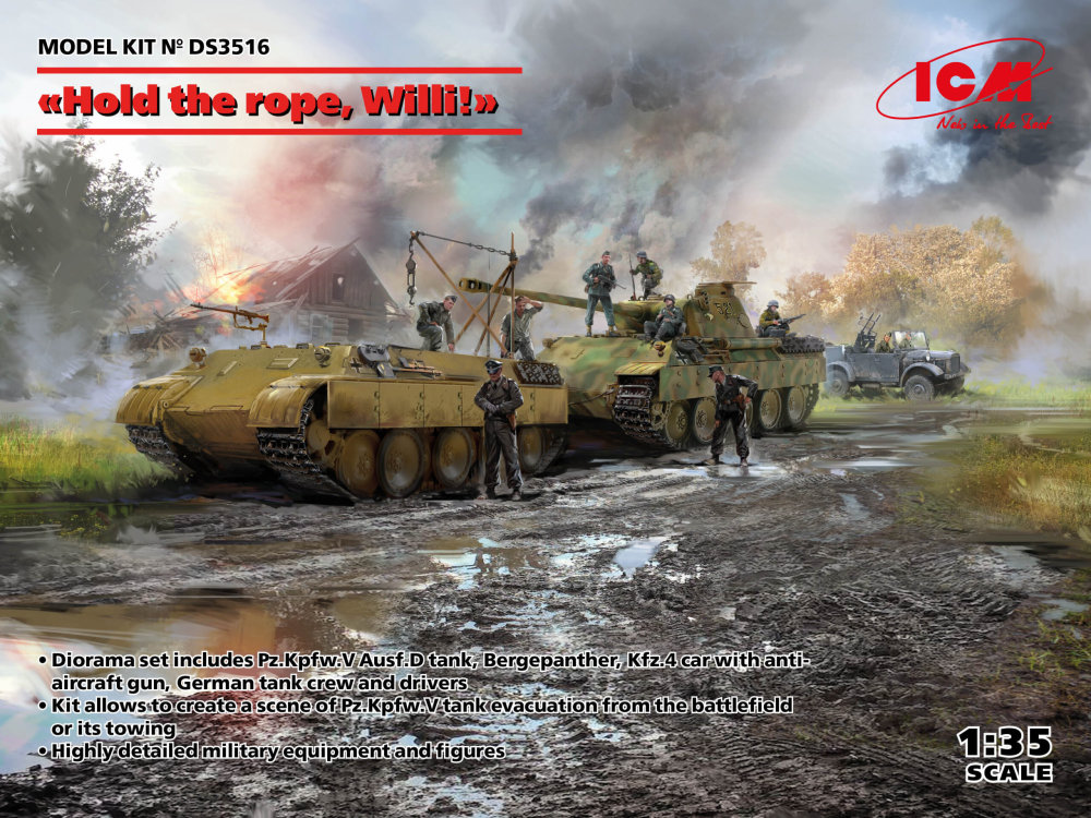 1/35 'Hold the rope, Willie', DIORAMA SET (2 kits)