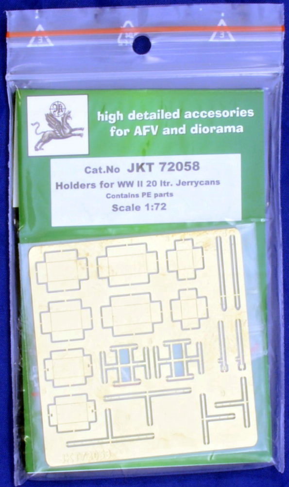 1/72 Holders for WWII 20L Jerrycans (PE set)