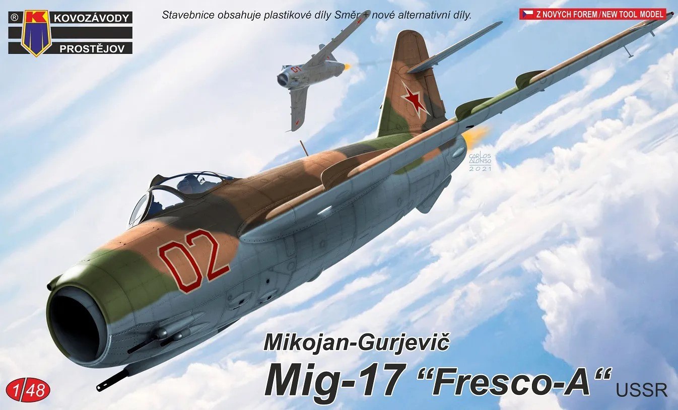 1/48 MiG-17 'Fresco-A' (3x camo, ex-SMER)