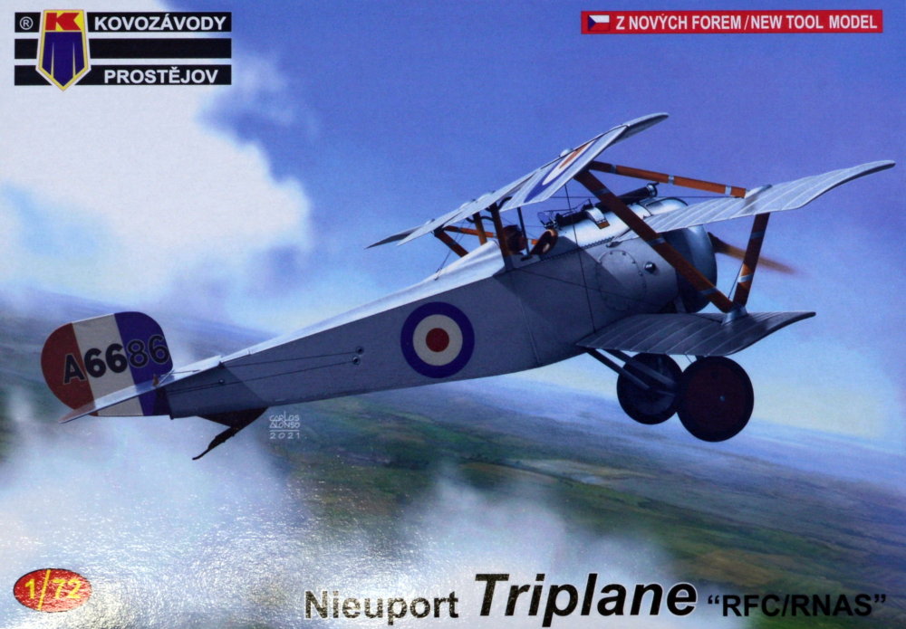 1/72 Nieuport Triplane 'RFC/RNAS' (3x camo)