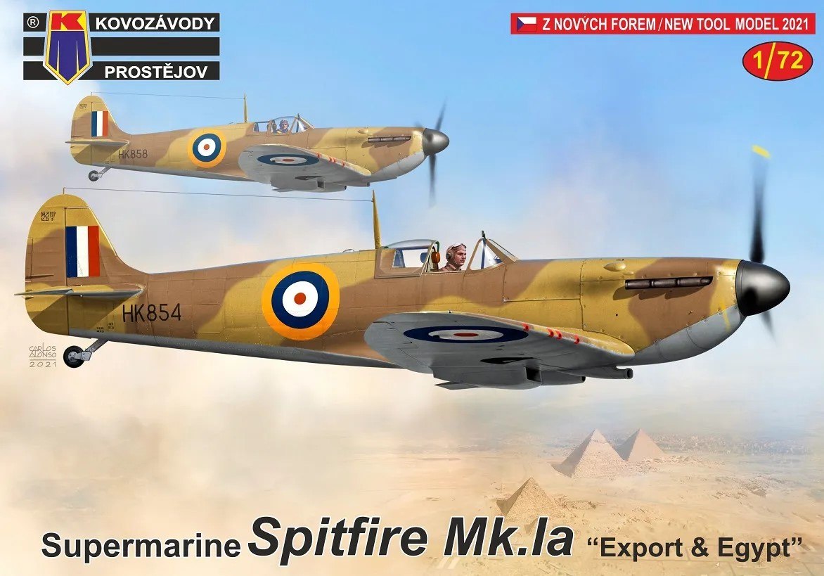 1/72 S.Spitfire Mk.Ia 'Export & Egypt' (3x camo)
