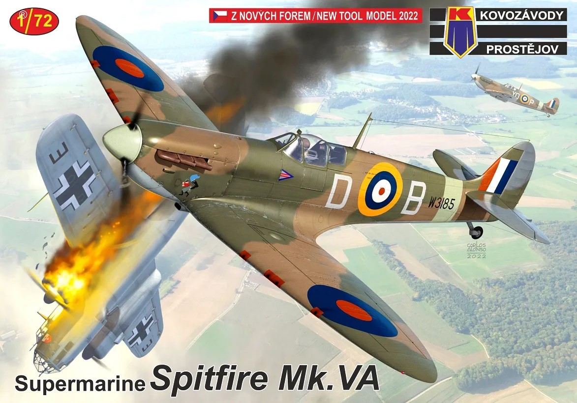 1/72 Supermarine Spitfire Mk.VA (3x camo)