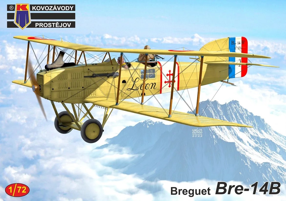 1/72 Breguet Bre-14B (3x French AF 1918)