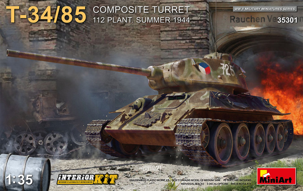 1/35 T-34/85 Composite Turret Summer 1944  Int.Kit