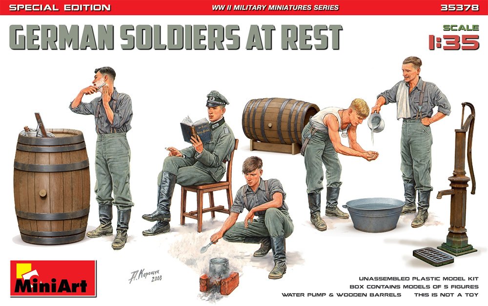 1/35 German Soldiers At Rest (Spec.Edition,5 fig.)