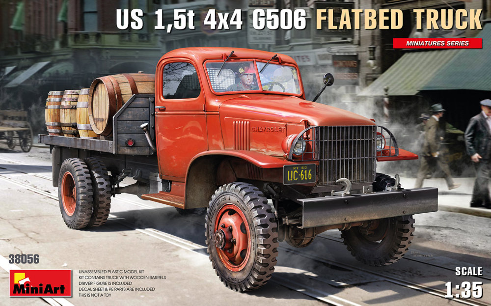 1/35 US 1,5t 4x4 G506 Flatbed Truck (w/ decal&PE)