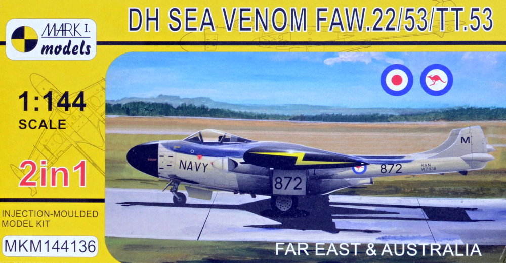 1/144 DH Sea Venom FAW.22/53/TT.53 (2-in-1)