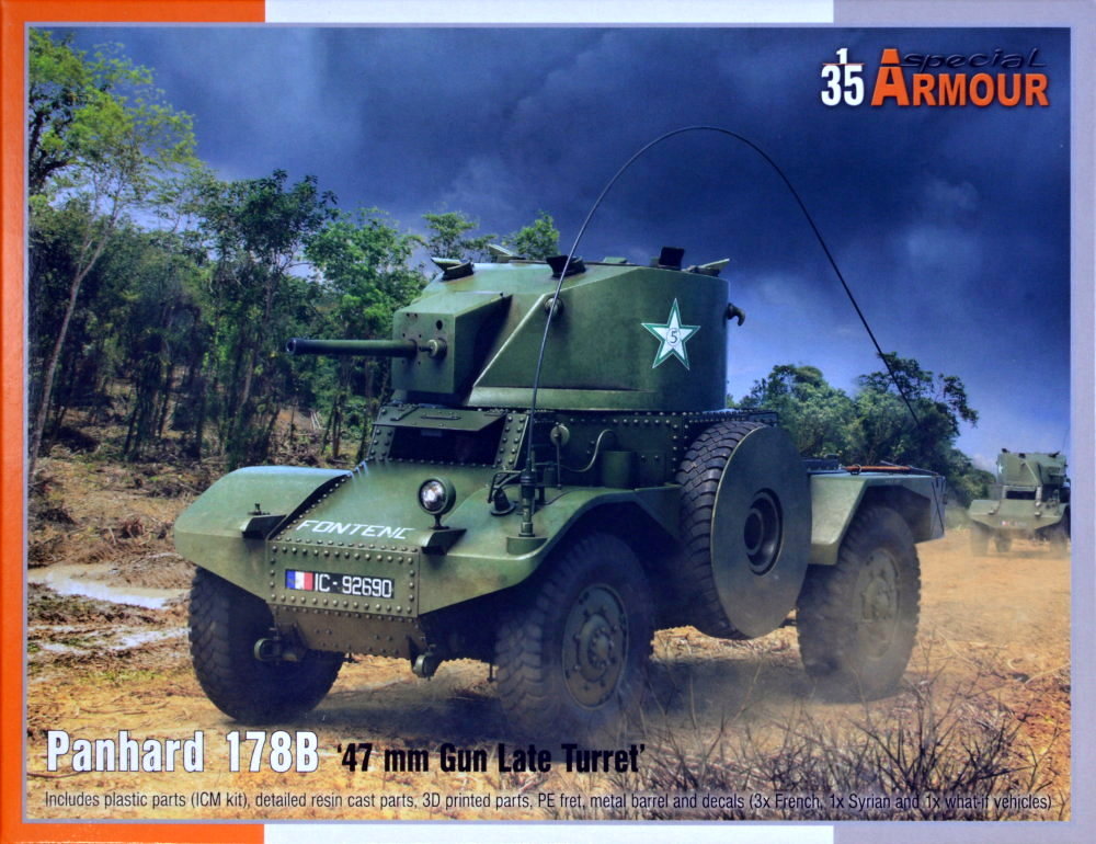 1/35 Panhard 178B 47 mm Gun Late Turret (5x camo)