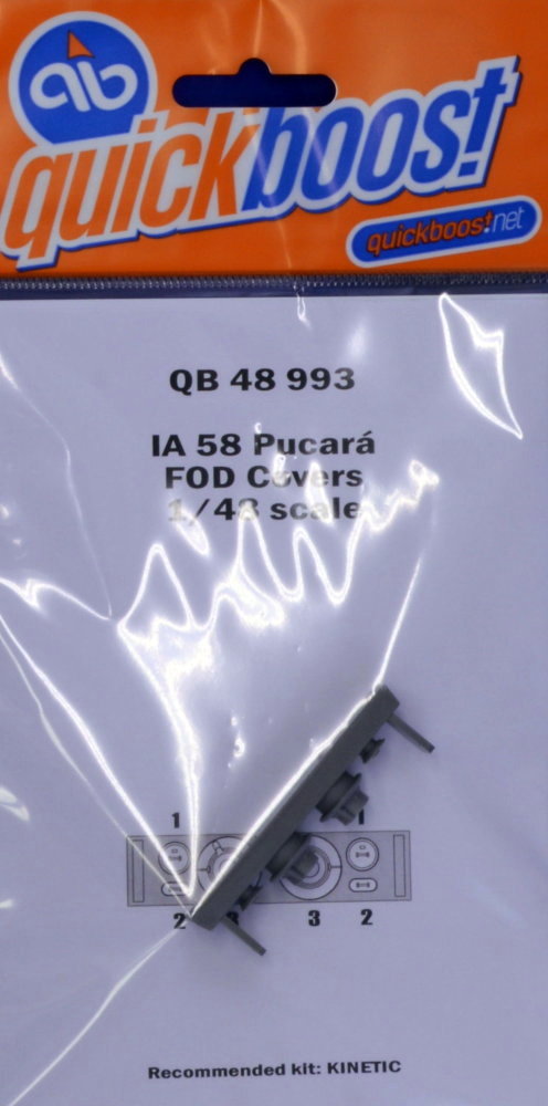 1/48 IA 58 Pucará FOD covers (KIN)