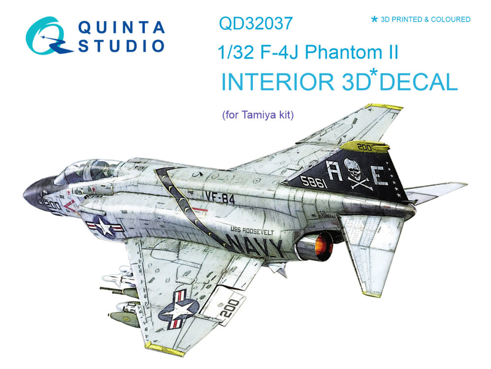 1/32 F-4J 3D-Print&col.Interior (TAM)
