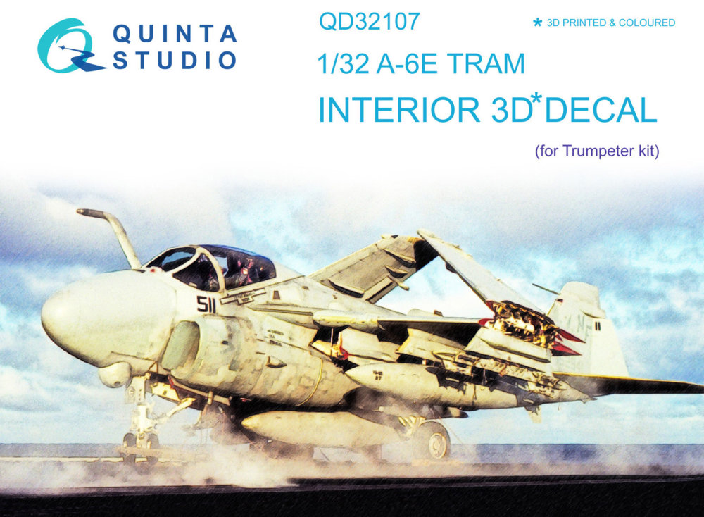 1/32 A-6E TRAM Intruder 3D-Print&col.Inter. (TRUM)