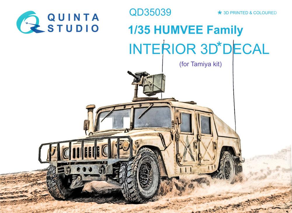 1/35 HUMVEE Family 3D-Print&col. Interior (TAM)