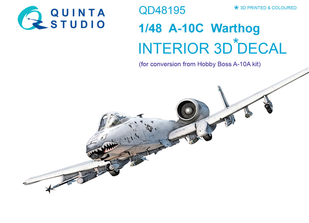MODELIMEX Online Shop | 1/48 A-10C 3D-Print&amp;col. Interior (HOBBYB ...