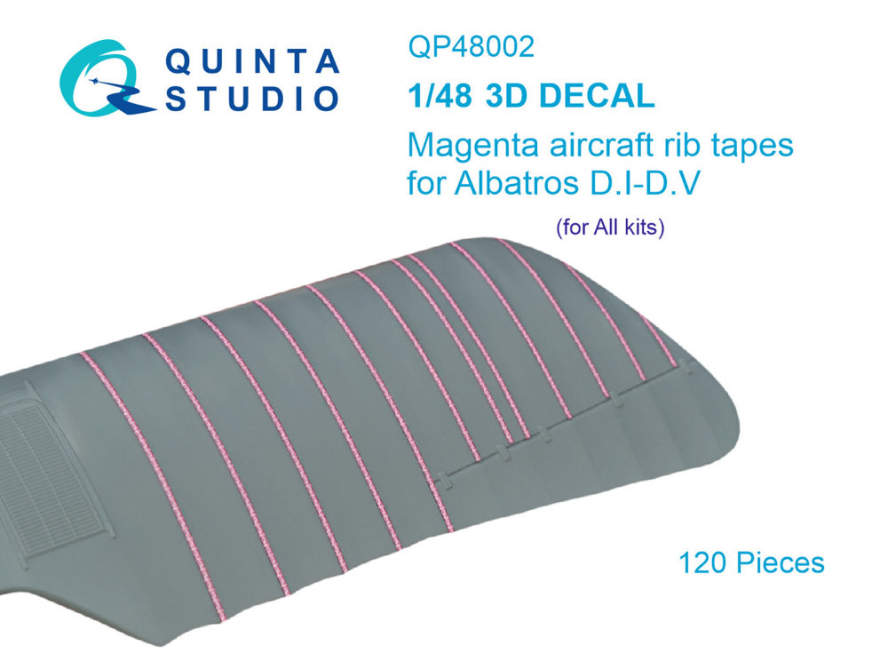 1/48 Magenta rib tapes Albatros D.I-D.V