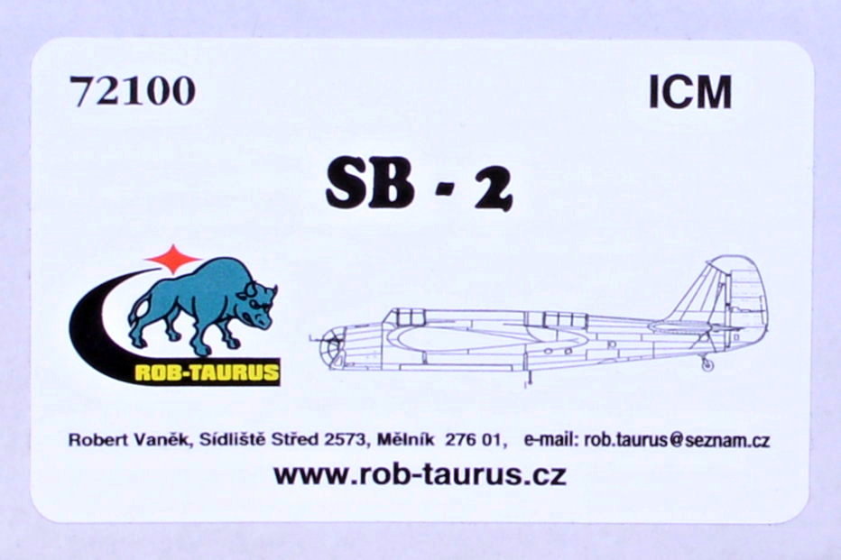 1/72 Vacu Canopy Tupolev SB-2 (ICM)