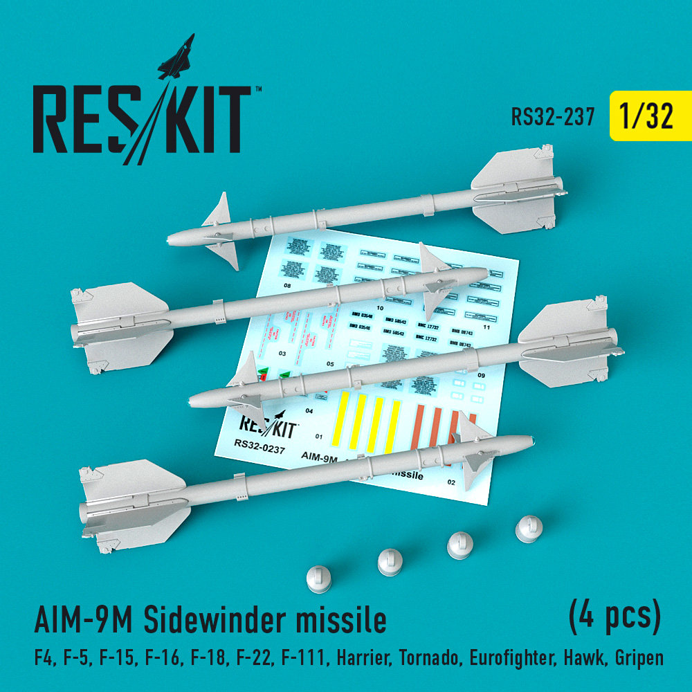 1/32 AIM-9M Sidewinder missile (4 pcs.) 