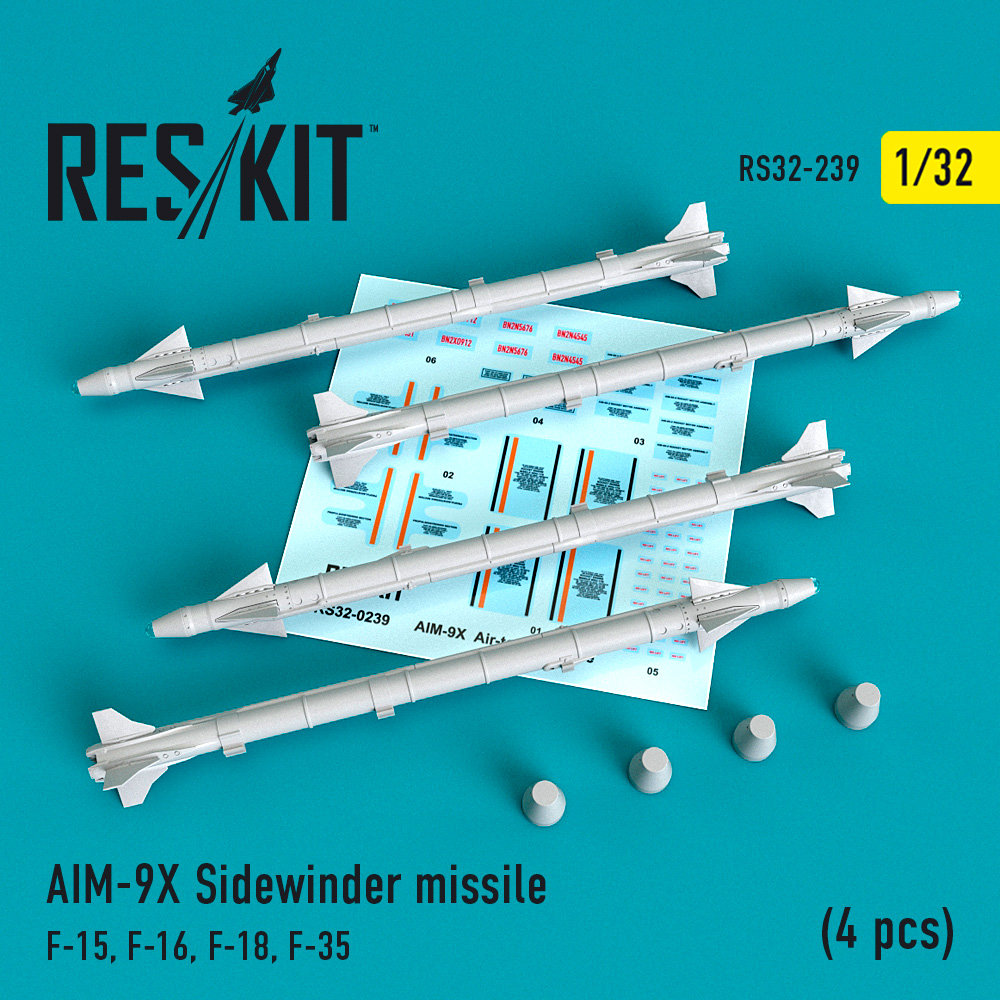1/32 AIM-9X Sidewinder missile (4 pcs.) 
