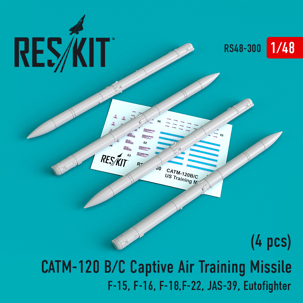 1/48 CATM-120 B/C Captive Air Train.Missile (4x)