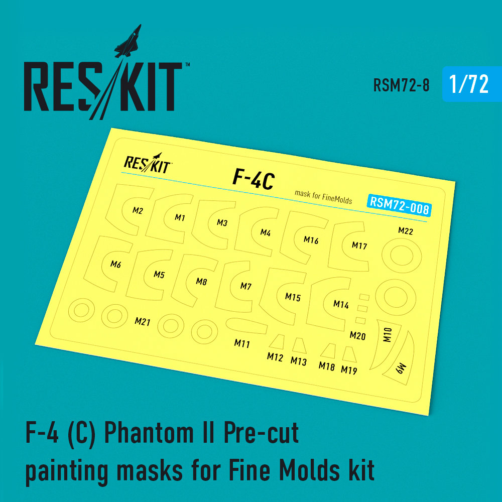 1/72 F-4 (C) Phantom II Painting Masks (FINEM)