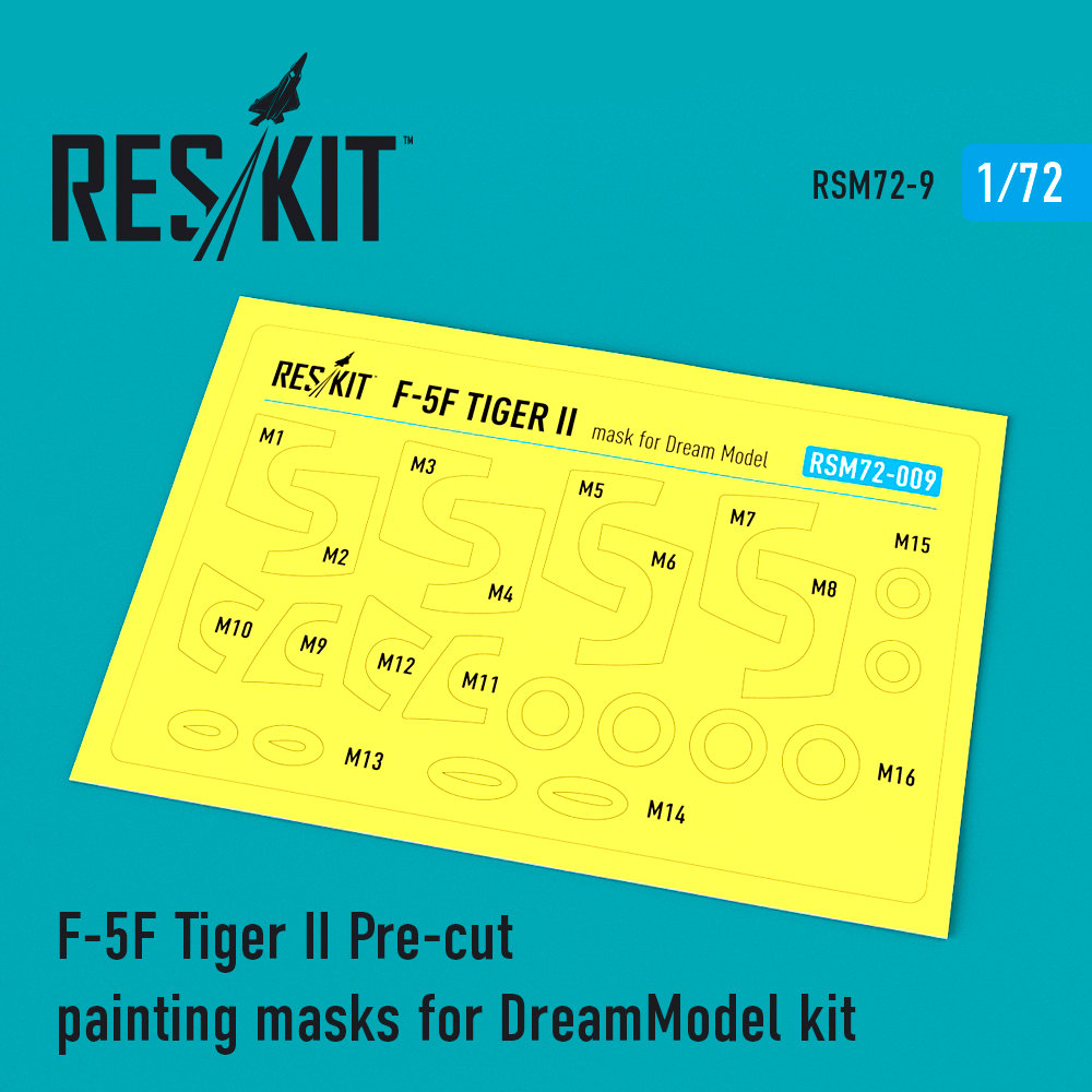 1/72 F-5F Tiger II Painting Masks (DREAM)