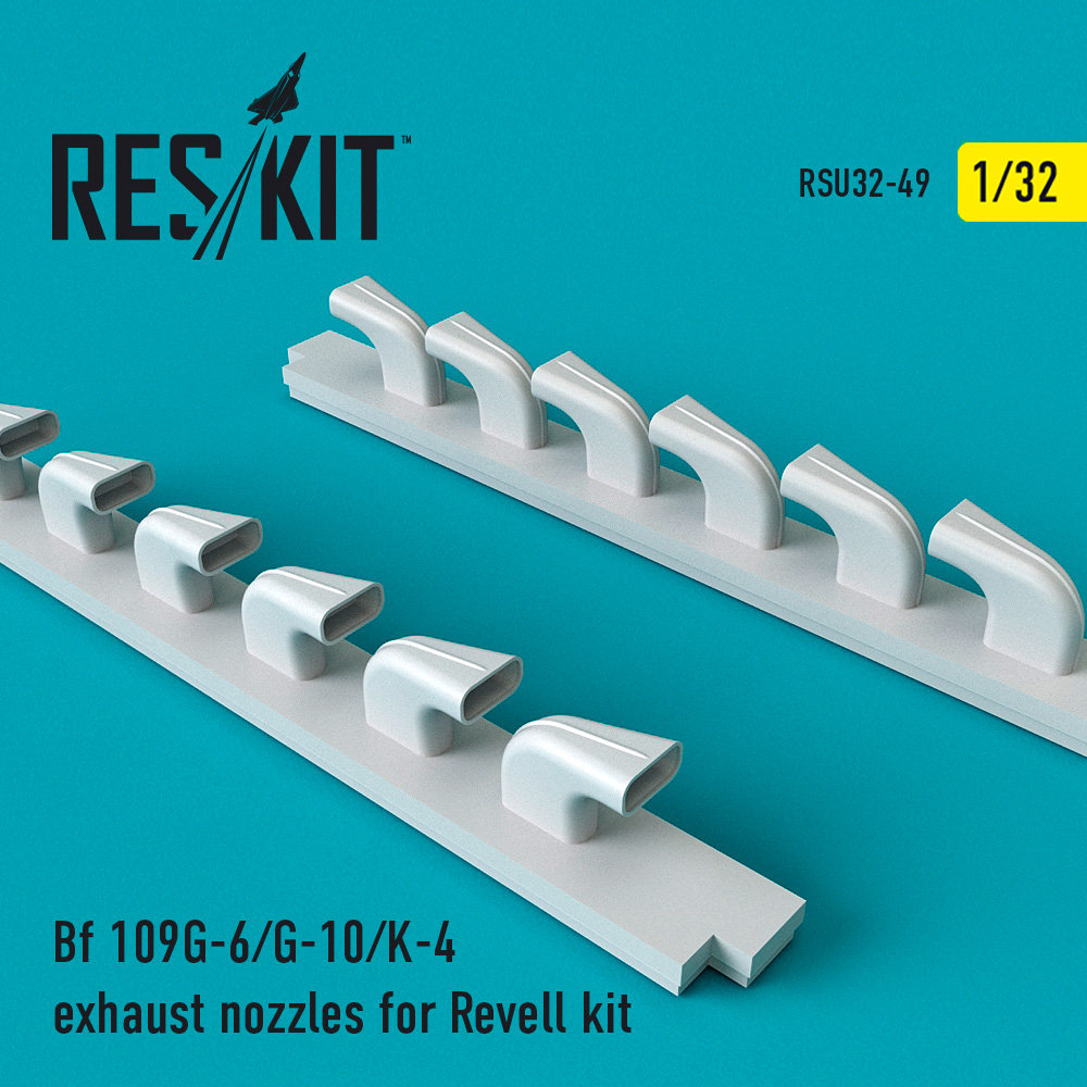 1/32 Bf 109G-6/G-10/K-4 exhaust nozzles (REV)