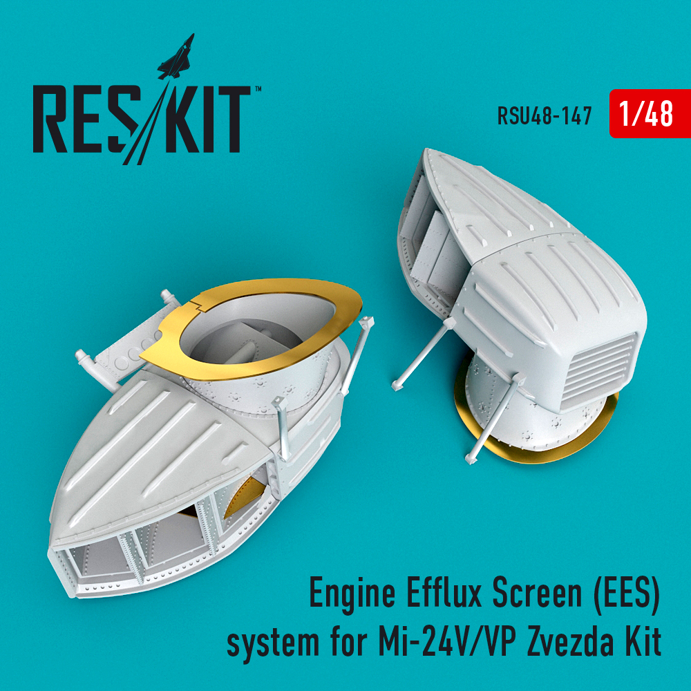 1/48 Mi-24V/VP Engine Efflux Screen system (ZVE)
