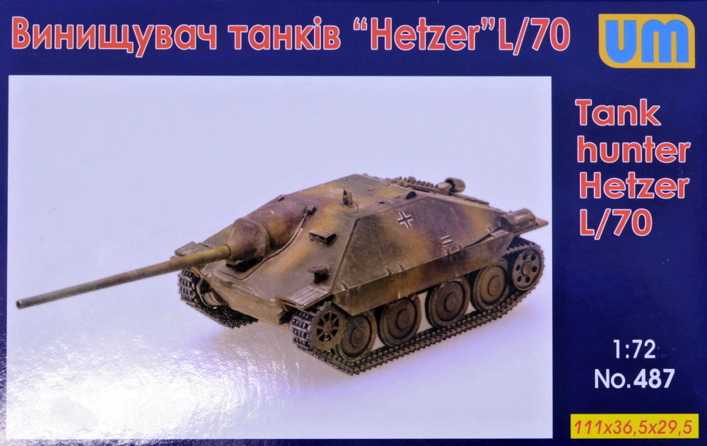 1/72 Tank hunter Hetzer L/70
