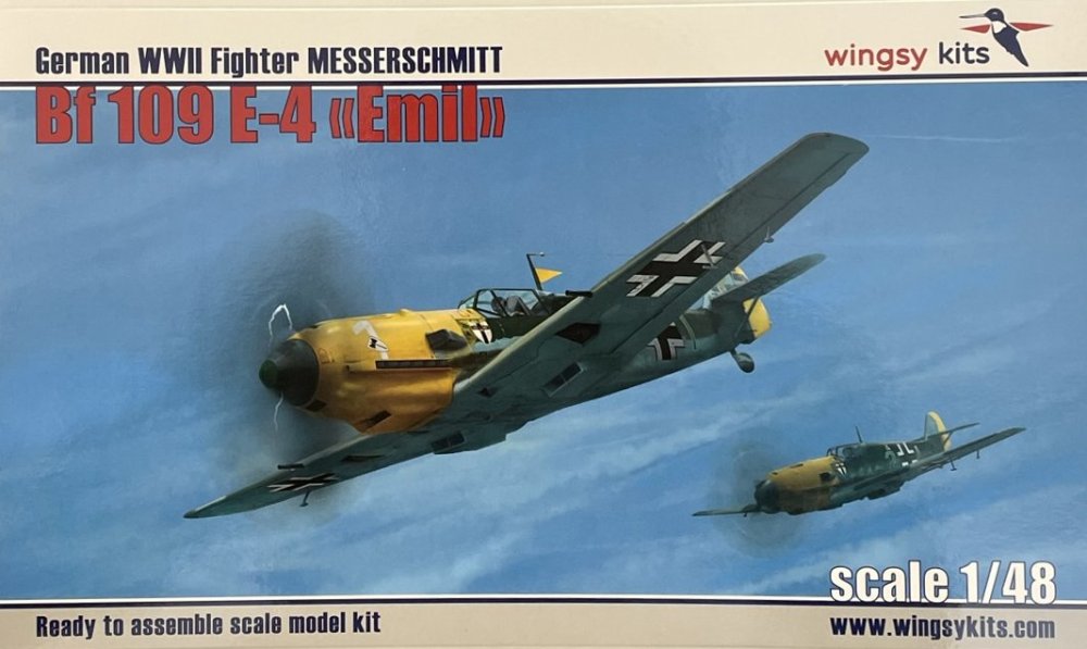 1/48 Messerschmitt Bf 109 E-4 German WWII Fighter