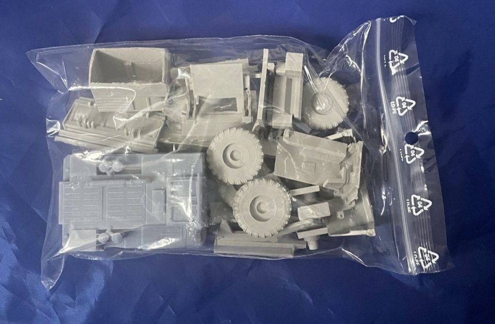 Kit Modello Stampato 3D 1/72 – Veicolo Militare Russo S350 – Non Dipinto