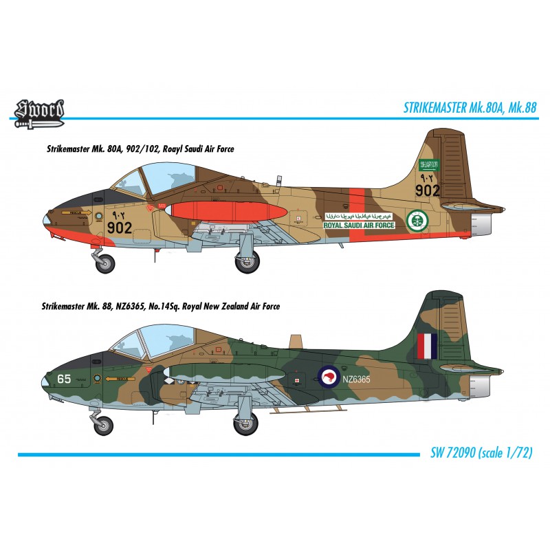 MODELIMEX Online Shop | 1/72 BAC 167 Strikemaster (2 decal versions ...