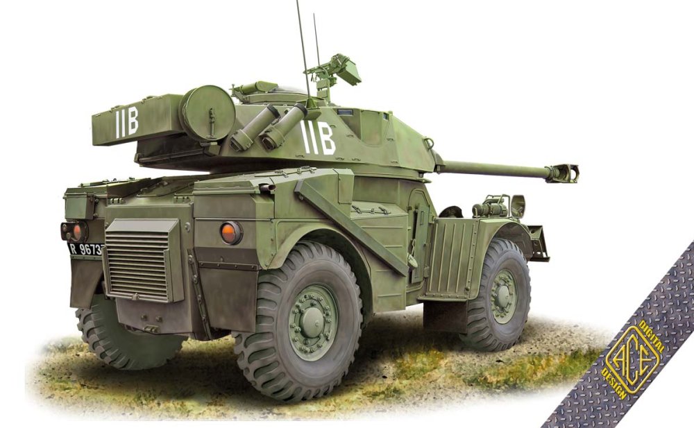 1/72 Eland-90 Light Armoured Car (4x4)