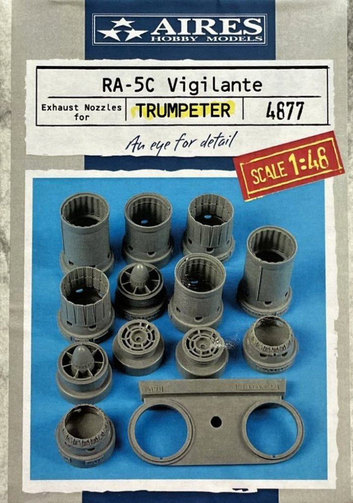1/48 RA-5C Vigilante exhaust nozzles - late (TRUM)