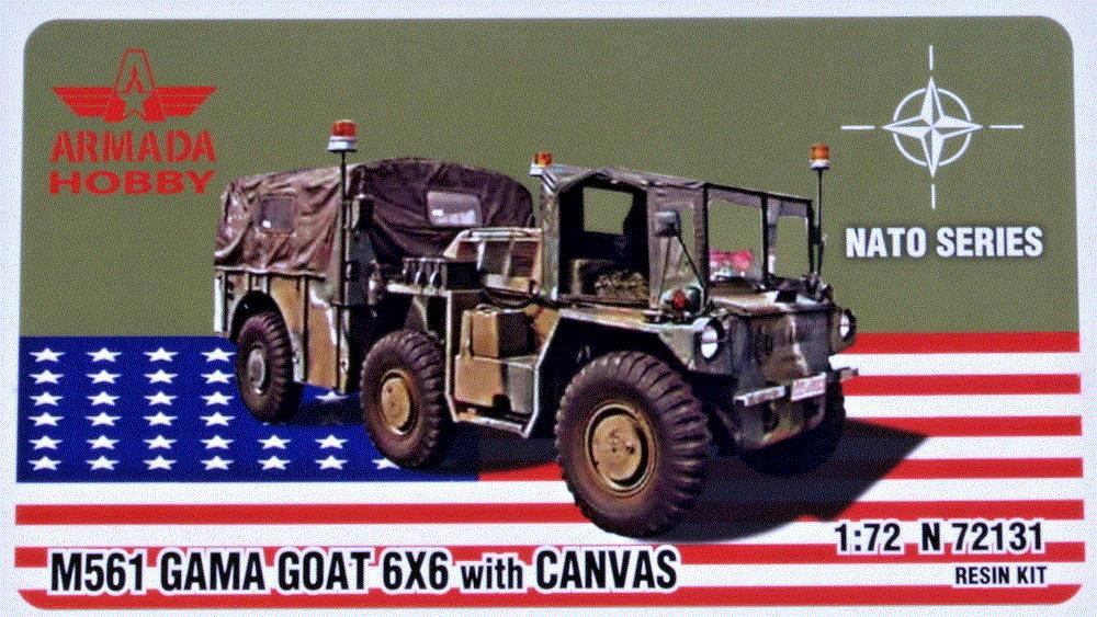 1/72 M561 Gama Goat 6x6 w/ Canvas (resin kit)