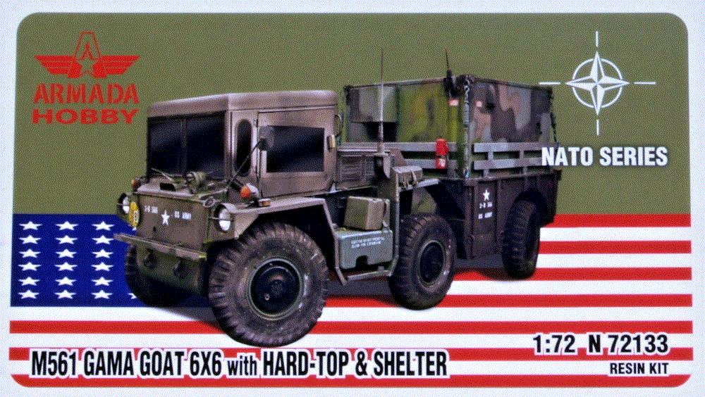 1/72 M561 Gama Goat 6x6 w/ Hard Top & Shelter