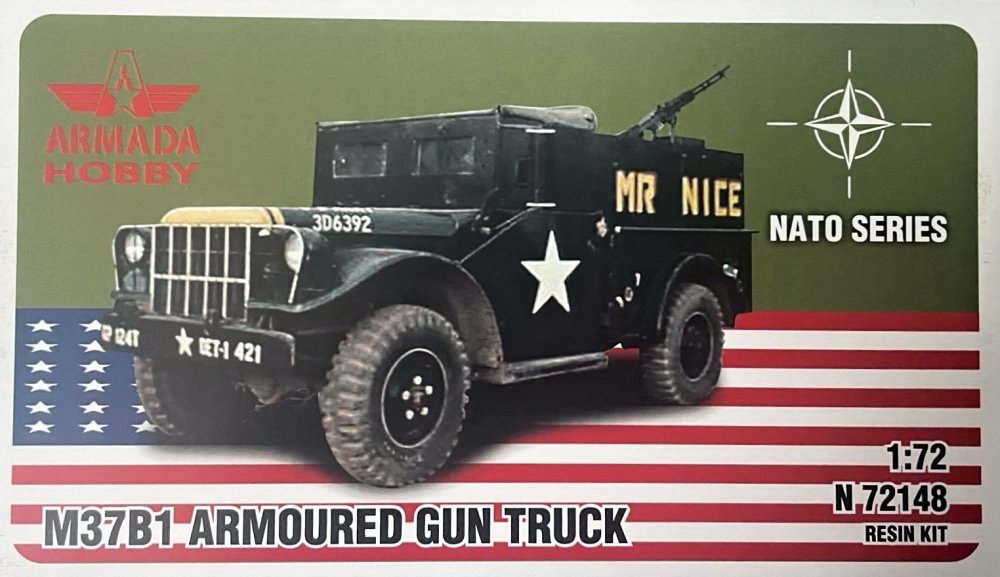 1/72 M37B1 Armoured Gun Truck (resin kit)