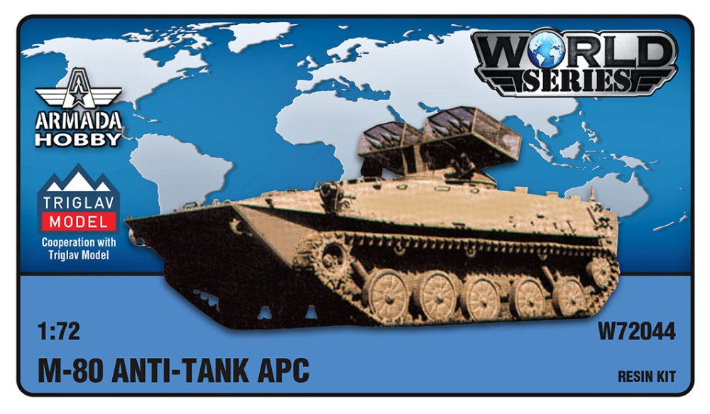 1/72 M-80 Anti-Tank APC (resin kit)
