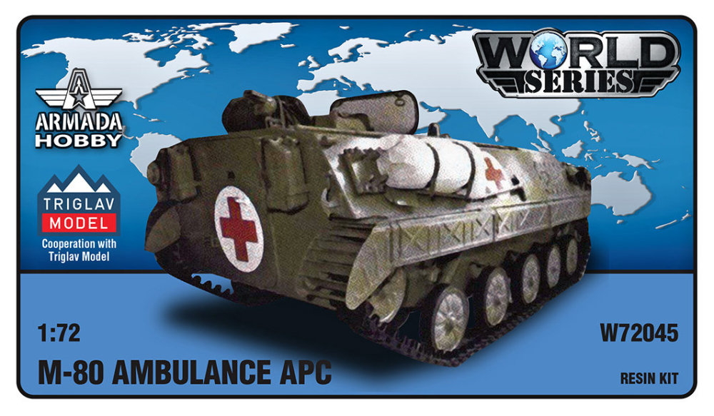 1/72 M-80 Ambulance APC (resin kit)