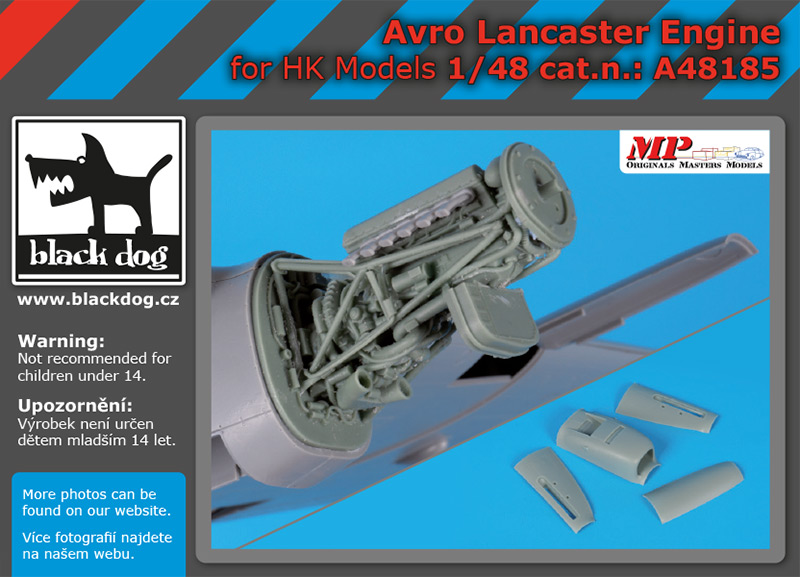 1/48 Avro Lancaster engine (HK MODEL)