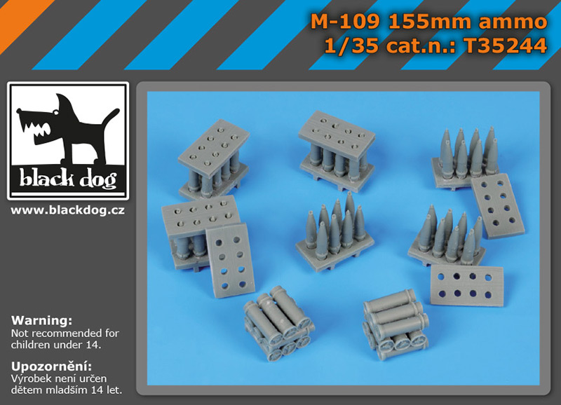 1/35 M-109 155 mm ammo